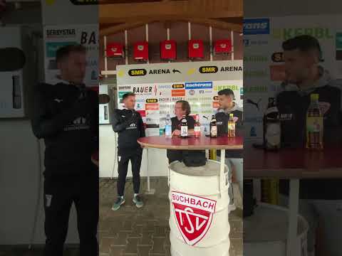 Pressekonferenz nach TSV Buchbach : FC Augsburg II Endstand 2:1