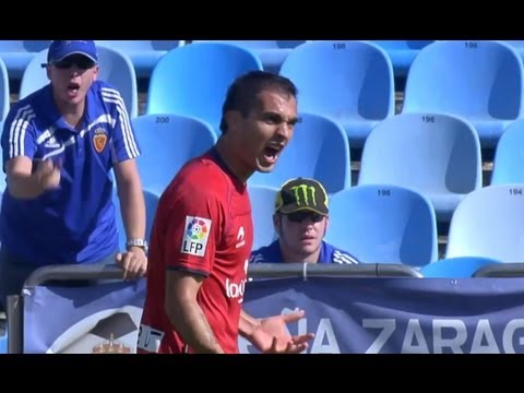 Gol de Armenteros (1-1) en el Real Zaragoza - Osasuna Jornada 5