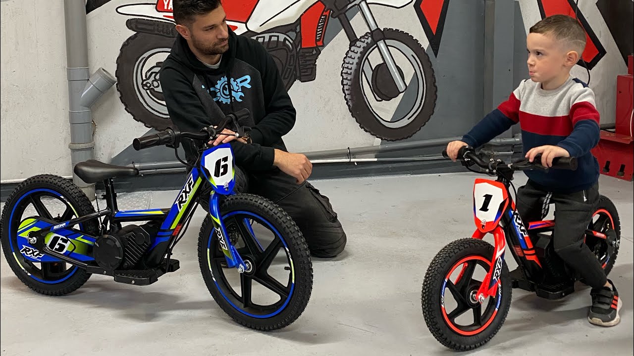 ELIAS SE FAIT LIVRER 2 DRAISIENNES ELECTRIQUE RXF