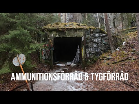 Det hemliga bergrummet | ammunitionsförråd & tygförråd