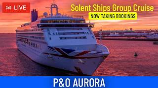 SHIPS TV - P&O Aurora Cruise Ship Departing Port of Southampton (LIVE)