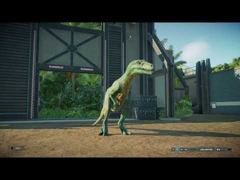 Jurassic World Evolution 2: Monolophosaurus vs Herrerasaurus