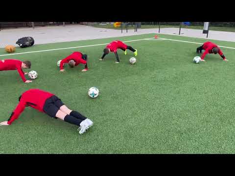 4 Aufgaben in 1 Minute Schnelligkeit Bewegung im Kinderfussball Jugendfußball U11 Hartenstein Soccer