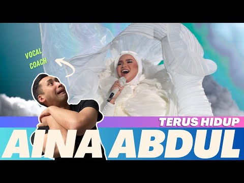 EAL Vocal coach reacts & analyses | AINA ABDUL x TERUS HIDUP |