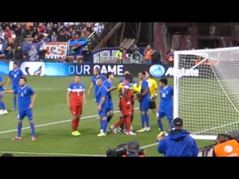 US Men's National Soccer Team vs Azerbaijan (5/27/14) - Aron Johannsson header goal in 81'