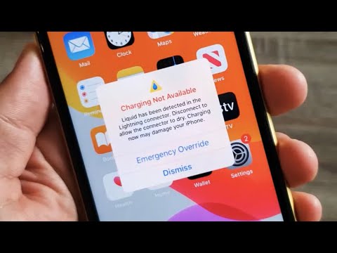 iPhones: "Charging Not Available. Liquid has been detected in the Lighting connector"? FIXED!