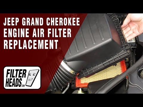 How to Replace Engine Air Filter 2012 Jeep Grand Cherokee V6 3.6L | TA36116, AF5190