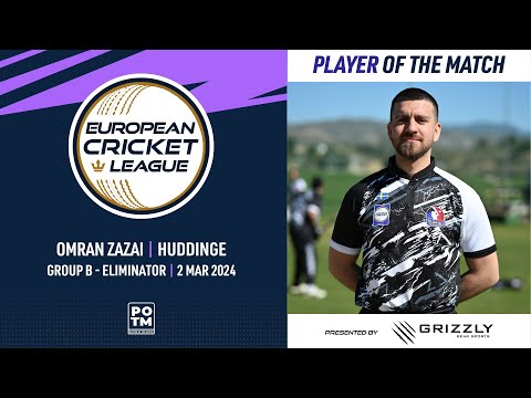 POTM: O.Zazai - PCC vs HUD | Highlights | European Cricket League 2024 | 2 Mar 2024 | ECL24.025