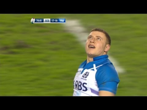 Duncan Weir Late Missed Penalty - Scotland v France 8th March 2014
