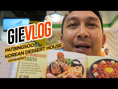 GIEVLOG #28 PATBINGSOO KOREAN DESSERT HOUSE (GIVEAWAY)