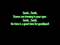 Jefferson Starship~Sarah lyrics