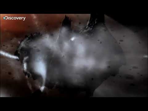 Shoemaker-Levy 9 Hitting Jupiter