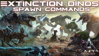 All ARK Extinction Unique Creatures SPAWN Commands - PC, Xbox, PS4