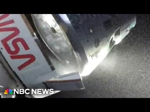 Service module separates from Orion as Artemis II heads home