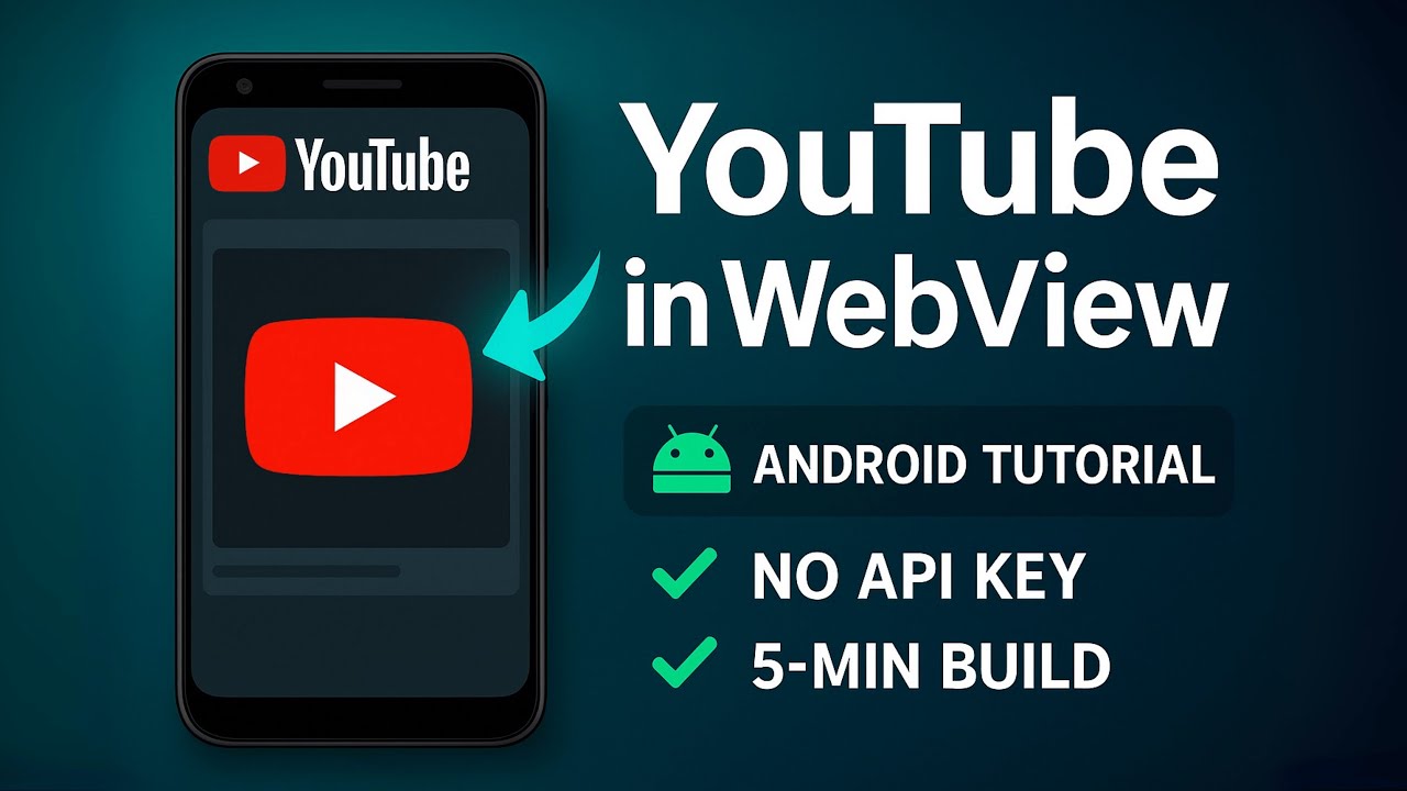 Load YouTube with WebView Iframe — Simple & Quick Android Tutorial