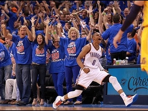 Russell Westbrook`s Incredible Flip Shot
