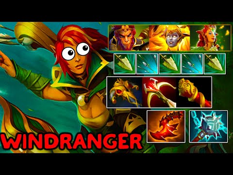 BRUTAL FOCUS FIRE [ WindRanger ] BEST TEAM FIGHT - DOTA 2 GAMEPLAY