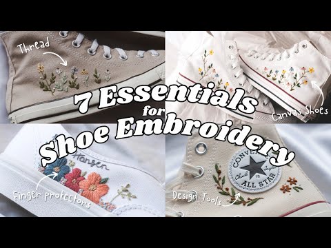 Seven essentials you NEED to start shoe embroidery♥