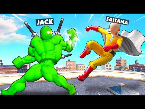 OVERGROWTH: Saitama vs World Strongest Fighter 💪 With Oggy And Jack