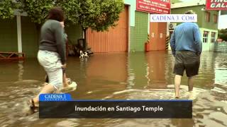 preview picture of video 'Inundación en Santiago Temple'