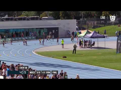 MIXED U10 4X100M FINAL - 2017 SUBWAY STATE RELAY CHAMPIONSHIPS // LAVicTV