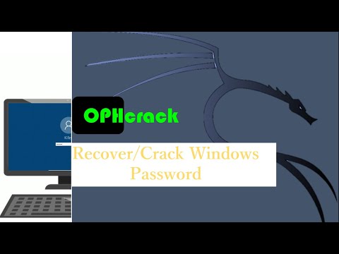 Recover your window OS password using OPHCrack