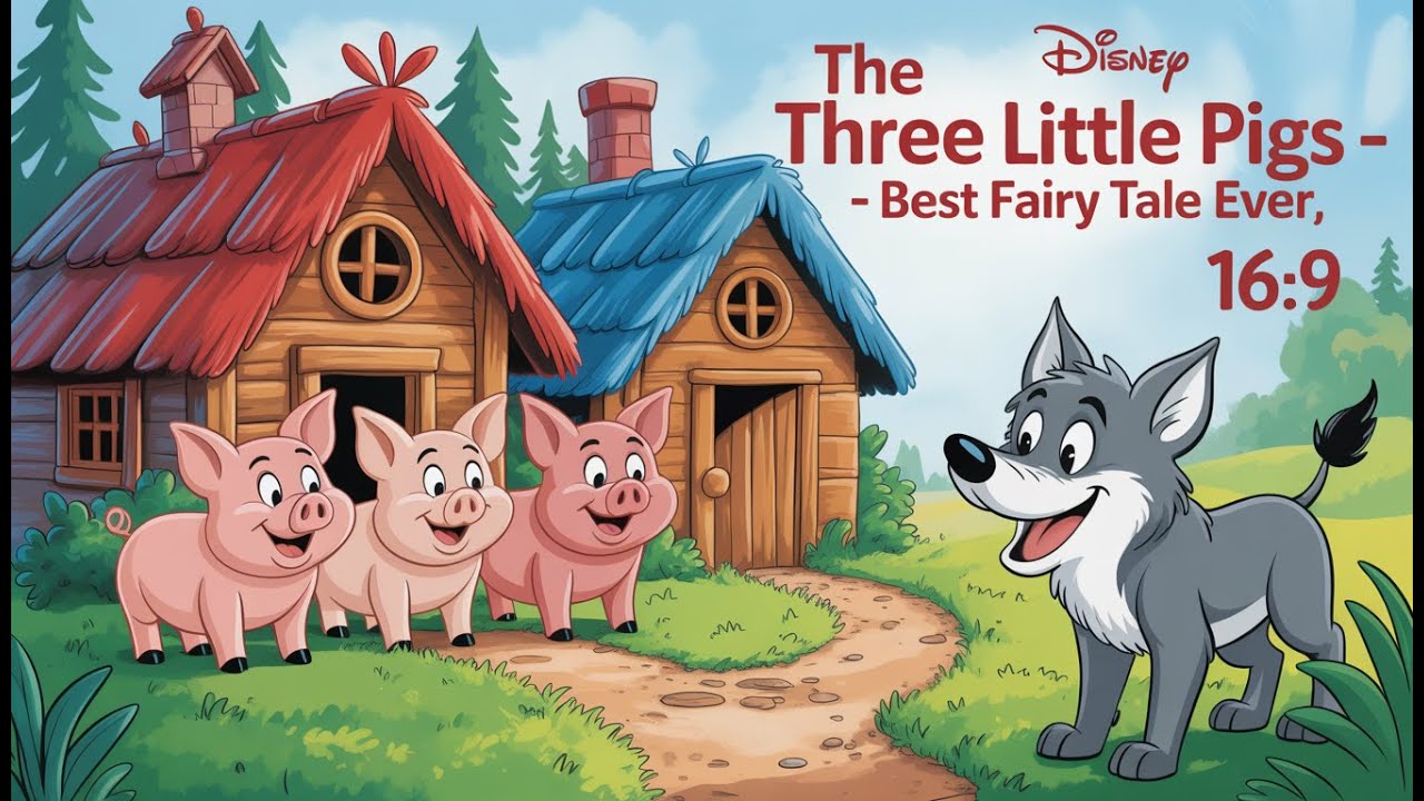 The Three Little Pigs-The best fairy tales for children- FairyTale Friends-