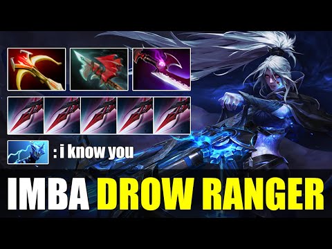 IMBA Drow Ranger With New Arcana | Drow Ranger Dota 2 Gameplay