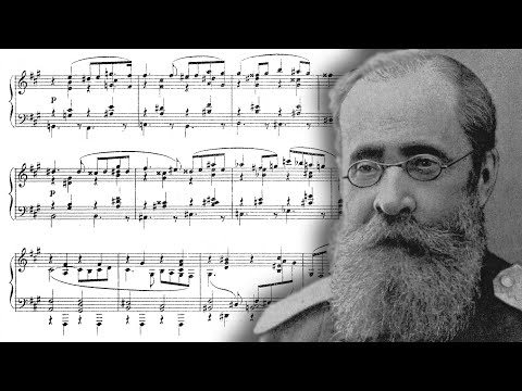 César Cui - Nocturne in F Sharp minor (score video)