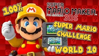 GOOD JOB YOSHI | Super Mario Maker 3DS | World 10 | All Medals