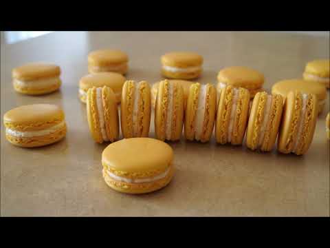 Macaron Recipe With Lemon Buttercream  - Without Almond Flour