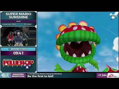 Super Mario Sunshine Any% in 1:20:46 from Summer Games Done Quick 2016