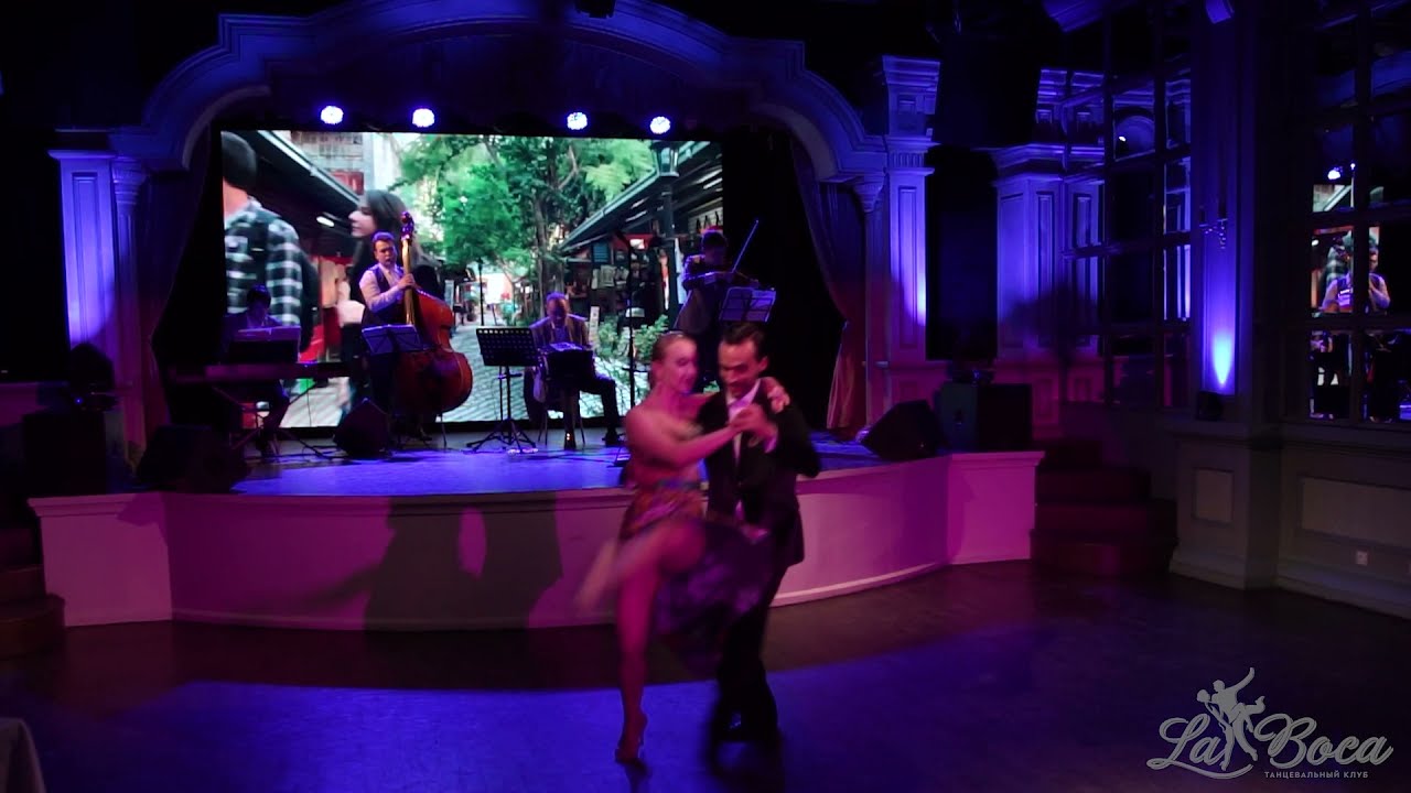 Video thumbnail for Juan Manuel Rosales & Liza Rosales. Tango en Vivo orquesta. «Fantasia de Tango» by Sebastian Arce