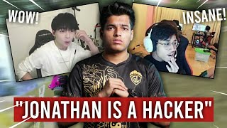 PubgMobile Pro React to Jonathan Crazy Skills video