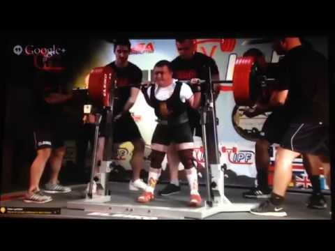 Sergey Fedosienko | 300 kilo/661 lbs. squat | 5.16 x bodyweight
