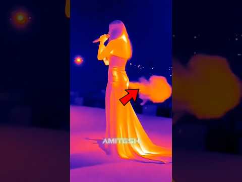 Правда ли тепловая камера может заснять это? #амитеш #технологии