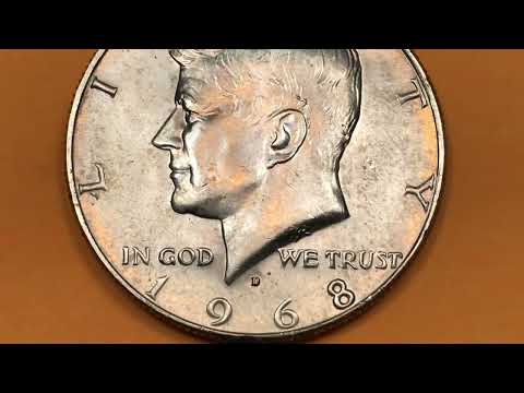 US 1968 D Kennedy Half Dollar  - $20,000 United States Coin