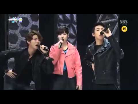 [HD] 130217 MC Kwanghee&Lee Hyunwoo&IU Cut 2 @ Inkigayo