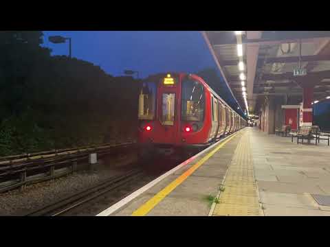 London Underground District Line | S7 Stock Train departing Elm Park for Upminster #shorts