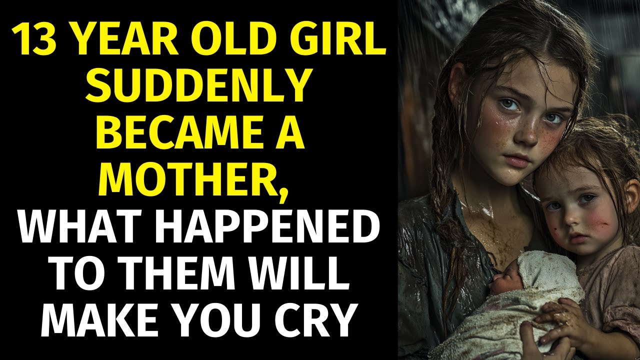 13 year old girl suddenly became a mother, what happened to them will make you cry...