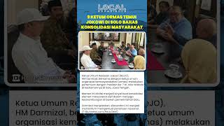 9 Ketua Umum Ormas Temui Presiden ke-7 RI Joko Widodo di Solo! Bahas Konsolidasi Masyarakat