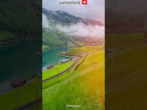 Beautiful Switzerland 4K 🏔️ #sceniclandscapes #travel #swissalps #nature #switzerland #beautifulplac