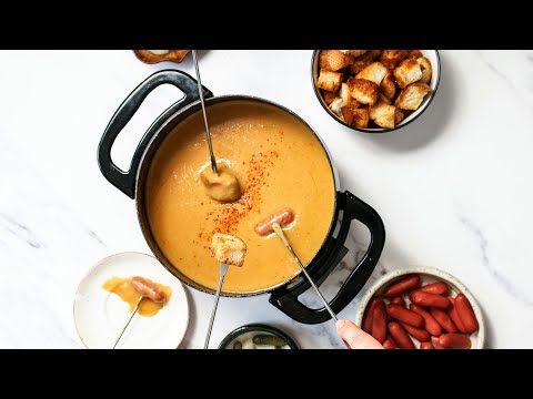 Spicy Beer Cheese Fondue Recipe
