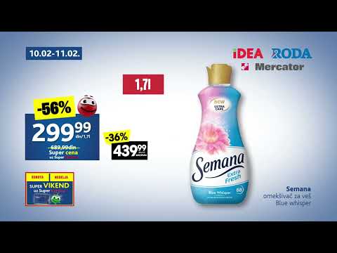 IDEA RODA MERCATOR I Super vikend 10- 11.02.2024.