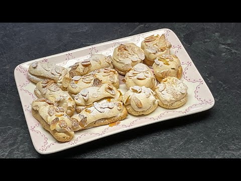 Biscuits meringues aux amandes/Almond meringue cookies