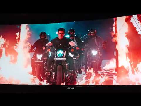 GOD FATHER||BLAST BABY SONG|| SALMAN KHAN ENTRY|| theatre#godfather#salmankhan