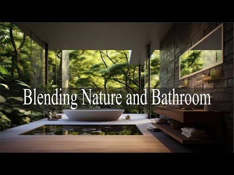 Harmonisches Design: Natur und Badezimmer verbinden, Teil 2.