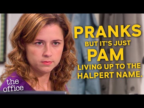 Office PRANKS but it's just Pam Living Up To The Halpert Name - The Office US