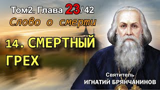 ТОМ 2. ГЛАВА 23 (ч.14). - Смертный грех. Святитель Игнатий (Брянчанинов)
