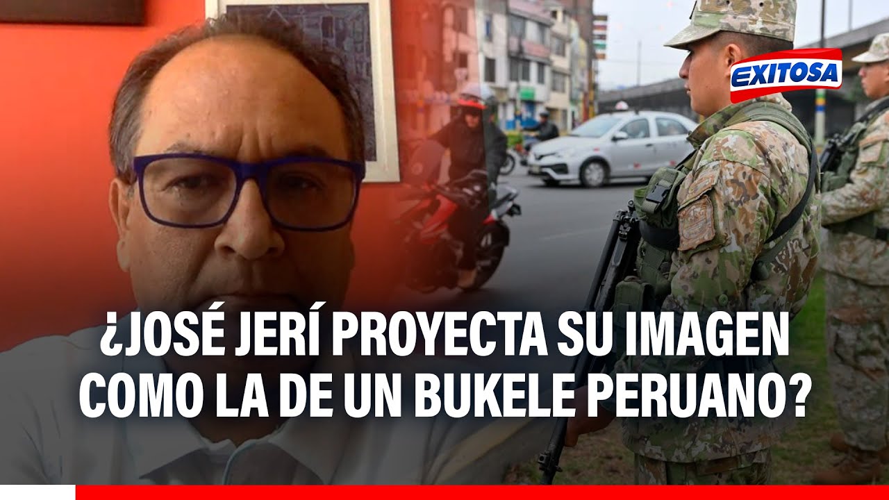 🔴🔵José Jerí "vende la idea" de que es un Nayib Bukele en Perú, según politólogo